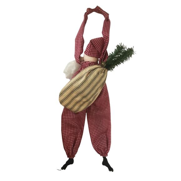 Primitive Santa Door Knob Hanger - Picture 4 of 4